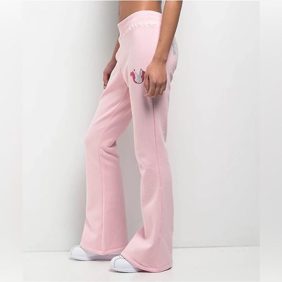 True Religion Pants - NWT True Religion x Playboy Crystal Pink Bootcut Sweatpants